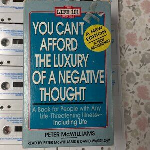 Cassette Tapes "You Can't Afford the Luxury of a Negative Thought" - Vintage